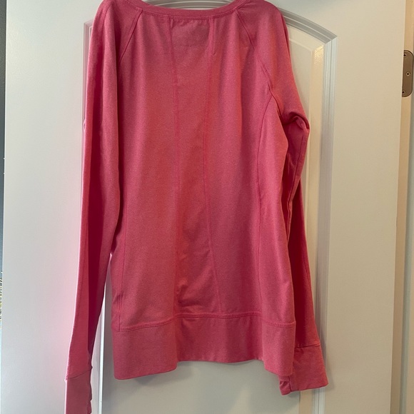 long sleeved, pink chmberland falls shirt - Picture 2 of 3